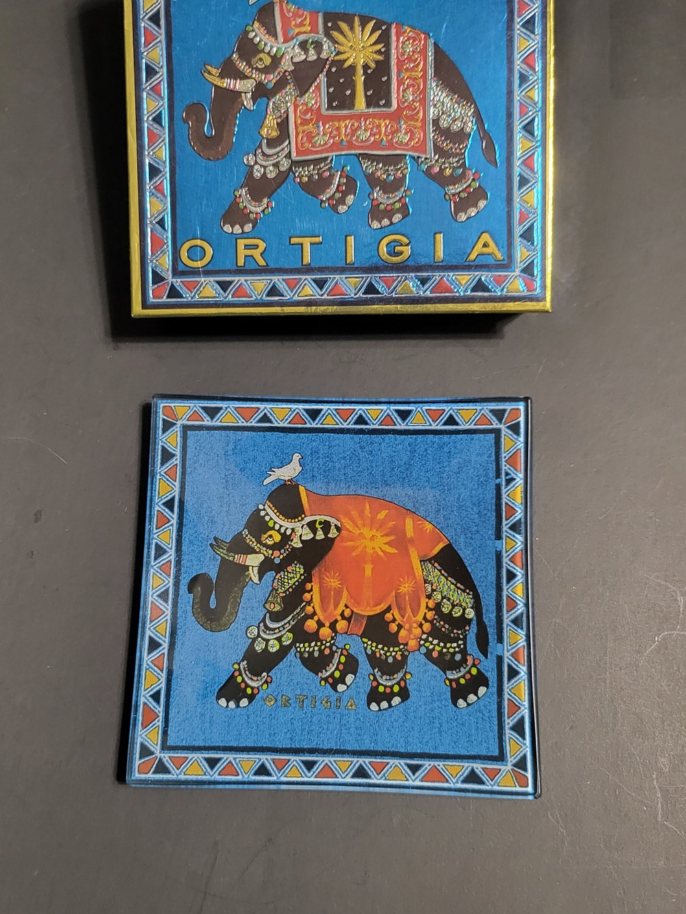 Ortigia Sicilia Sandalo Glass Soap Dish And Box